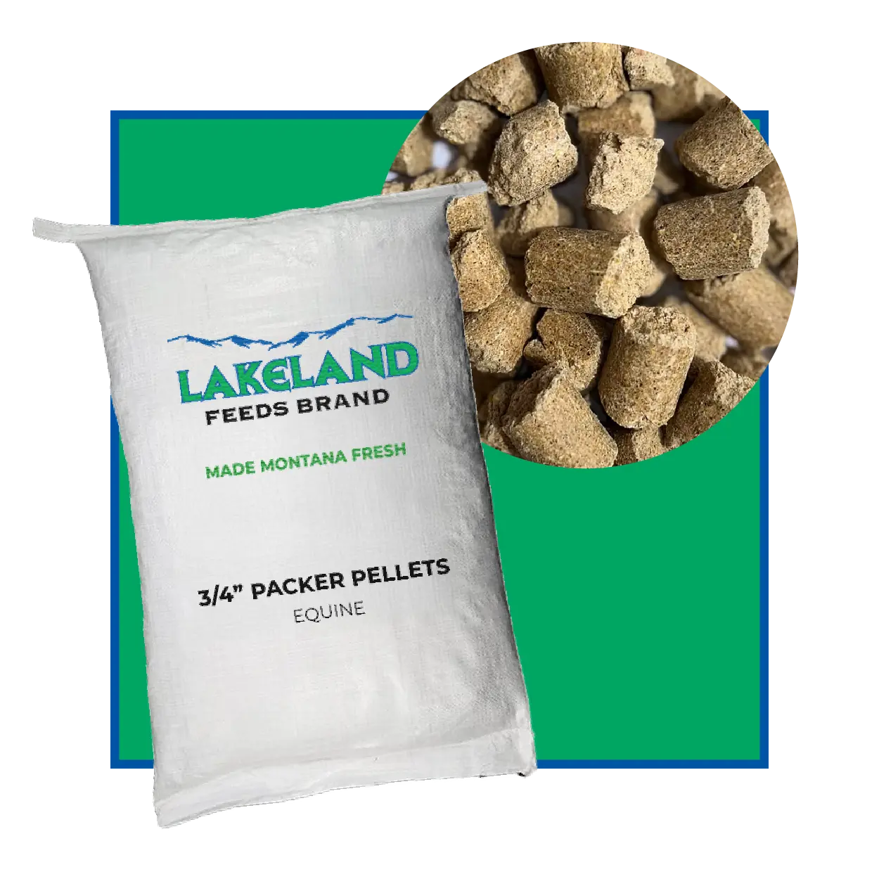 2.3 Equine 3 4 Packer Pellets